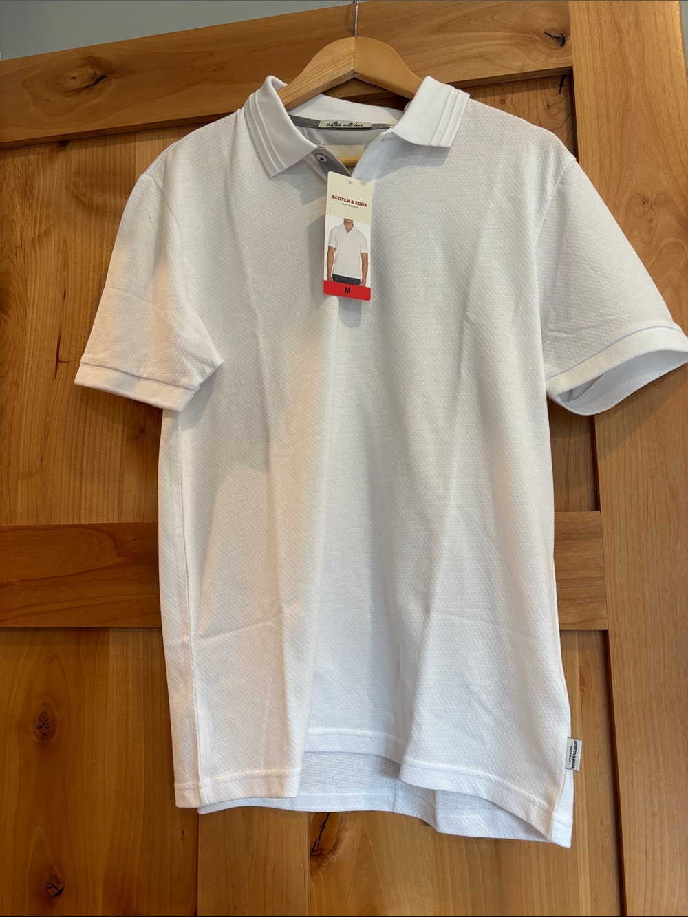 Scotch & Soda White Men's Polo Shirt
